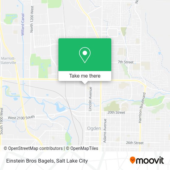 Einstein Bros Bagels map