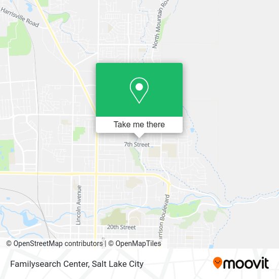Mapa de Familysearch Center