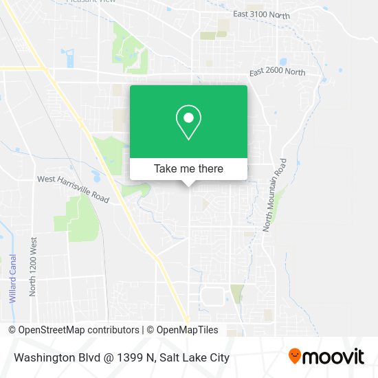 Washington Blvd @ 1399 N map