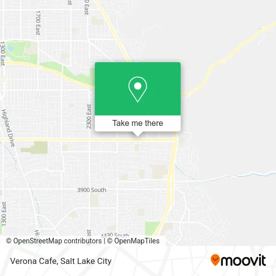 Verona Cafe map