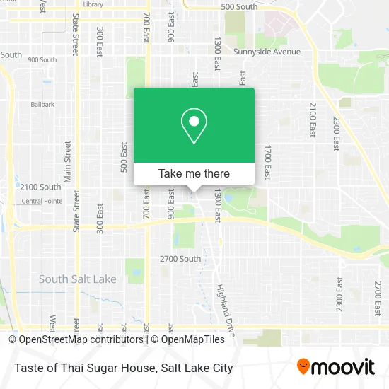 Taste of Thai Sugar House map