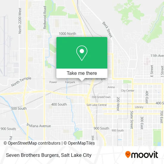 Seven Brothers Burgers map