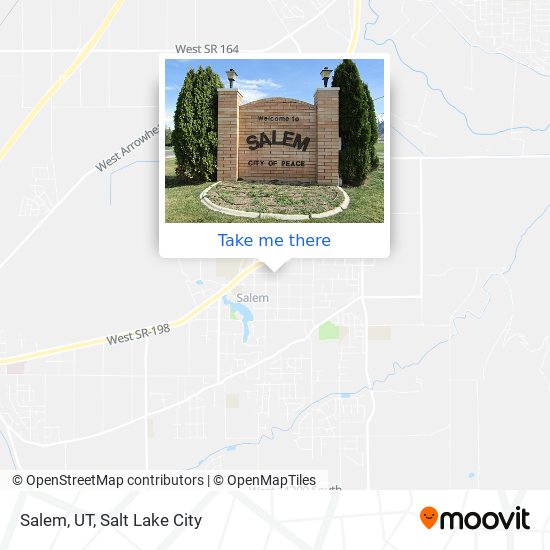 Salem, UT map