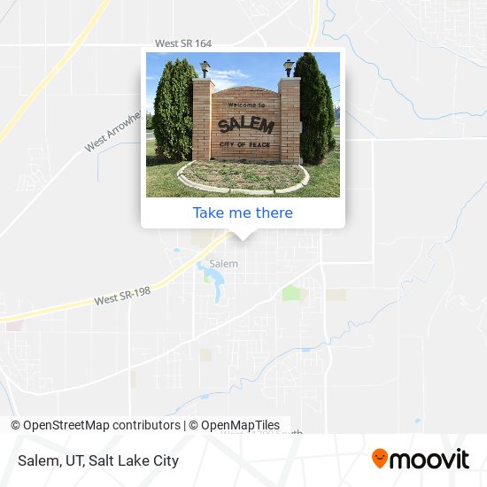 Mapa de Salem, UT