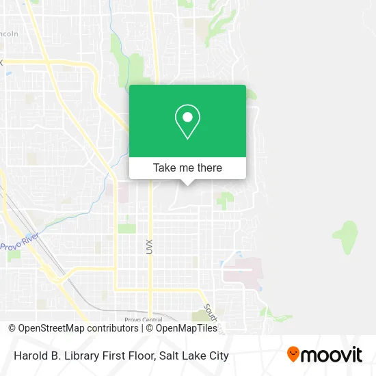 Mapa de Harold B. Library First Floor