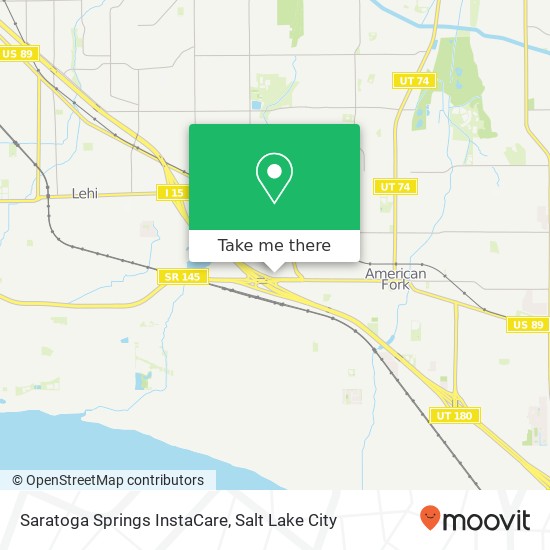 Saratoga Springs InstaCare map