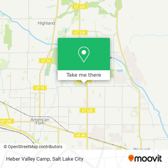 Mapa de Heber Valley Camp