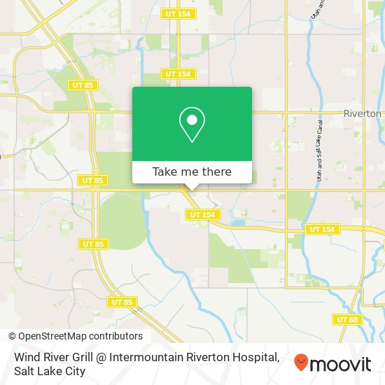 Mapa de Wind River Grill @ Intermountain Riverton Hospital