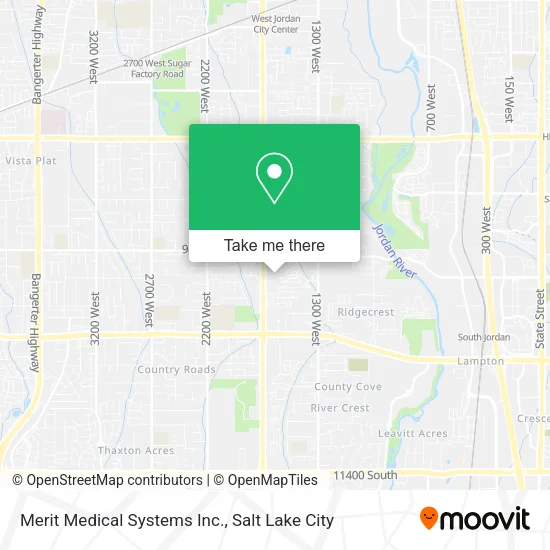 Merit Medical Systems Inc. map