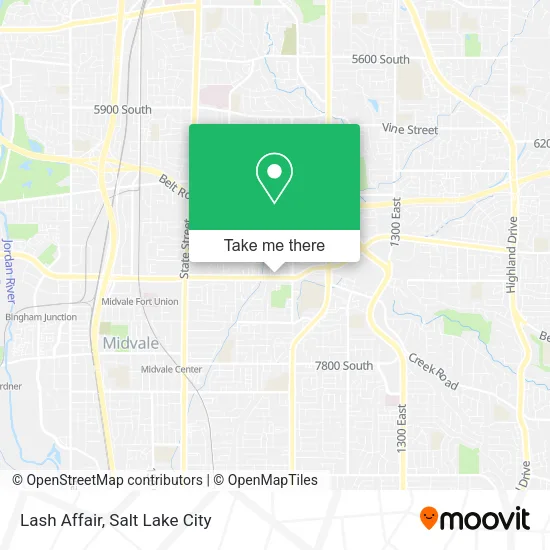 Lash Affair map