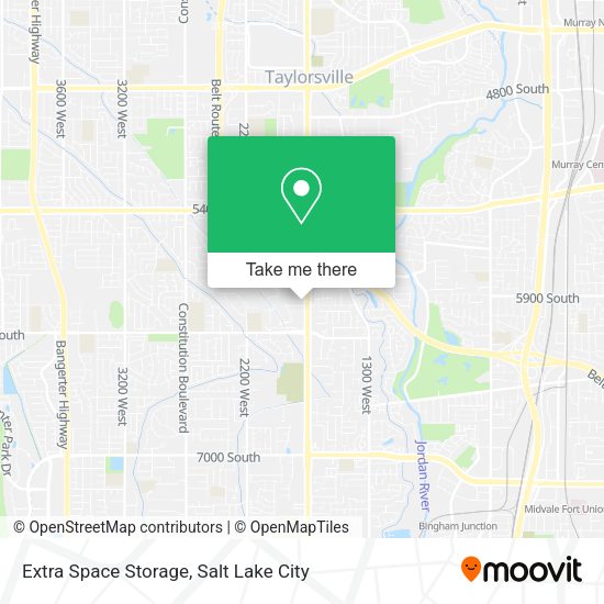 Extra Space Storage map