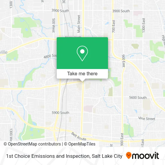 1st Choice Emissions and Inspection map