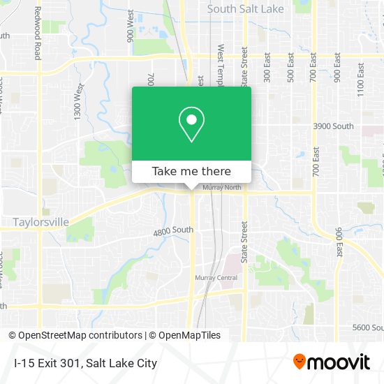 Mapa de I-15 Exit 301