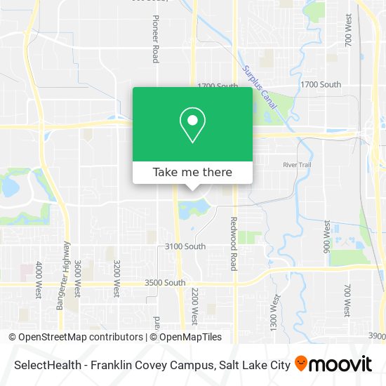 Mapa de SelectHealth - Franklin Covey Campus