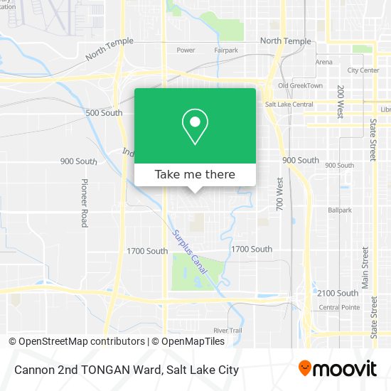 How to get to Cannon 2nd TONGAN Ward in Salt Lake City by bus or light ...