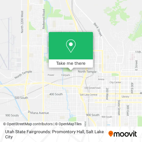Utah State Fairgrounds: Promontory Hall map