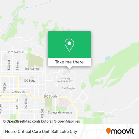 Neuro Critical Care Unit map