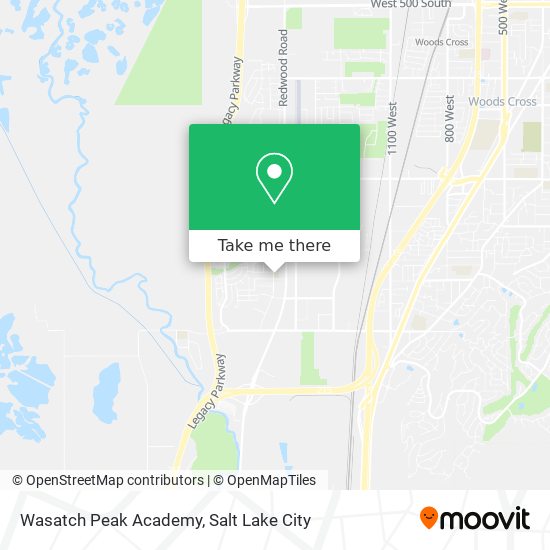Wasatch Peak Academy map