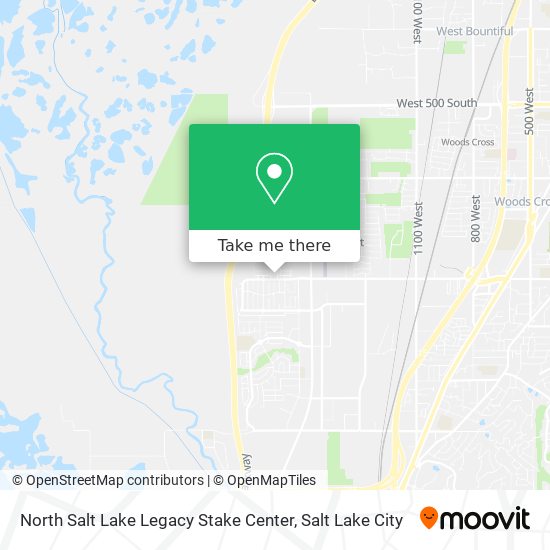 North Salt Lake Legacy Stake Center map