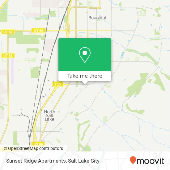 Sunset Ridge Apartments map