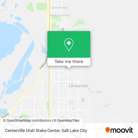 Centerville Utah Stake Center map