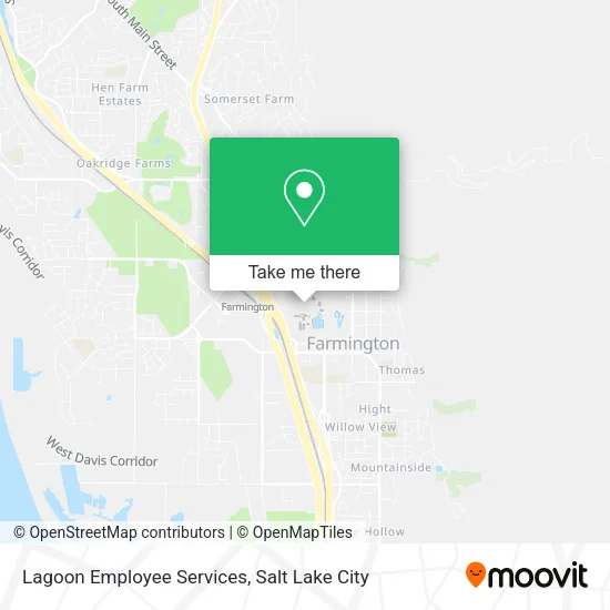 Lagoon Employee Services map