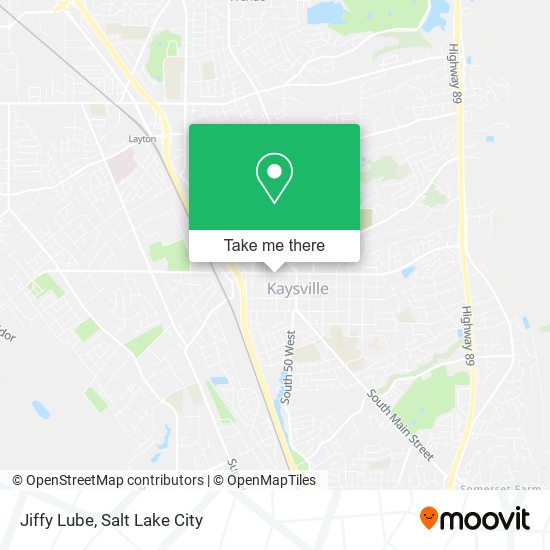 Jiffy Lube map