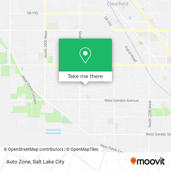 Auto Zone map