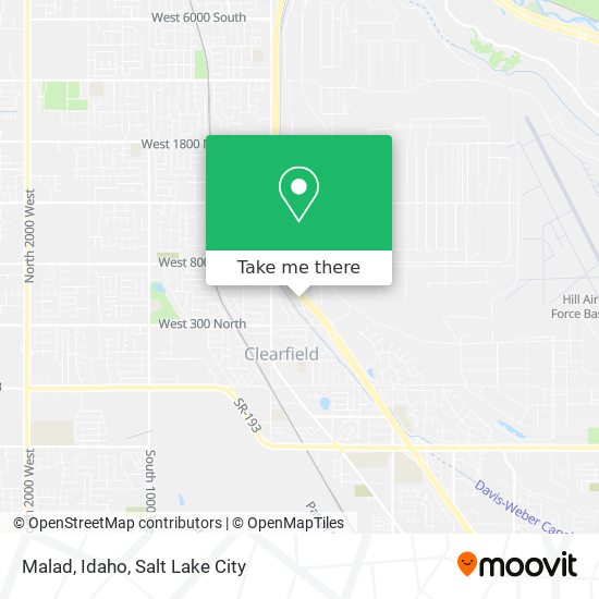 Malad, Idaho map