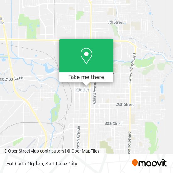 Fat Cats Ogden map