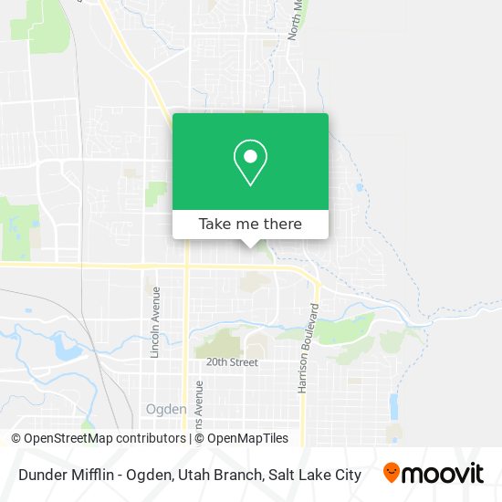 Mapa de Dunder Mifflin - Ogden, Utah Branch