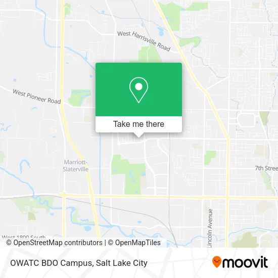 OWATC BDO Campus map