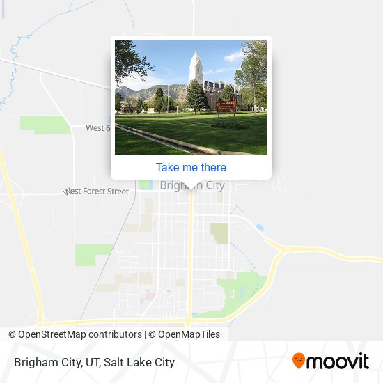 Brigham City, UT map
