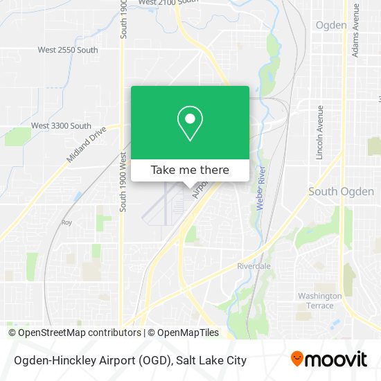 Mapa de Ogden-Hinckley Airport (OGD)