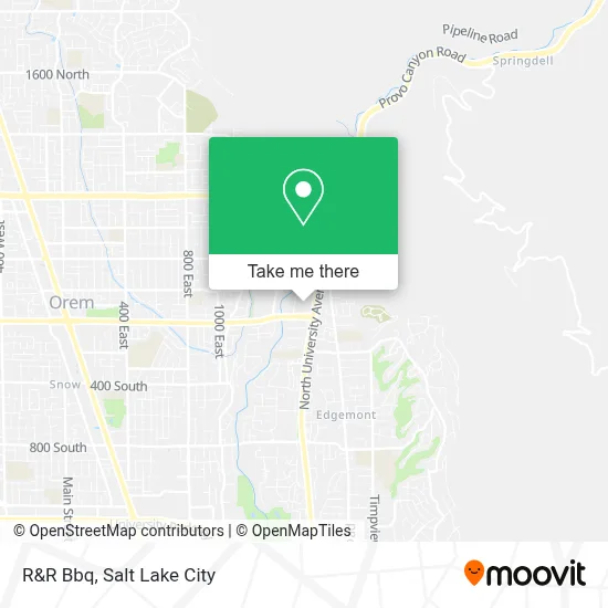 R&R Bbq map