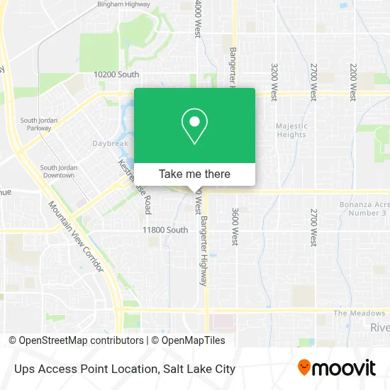 Ups Access Point Location map