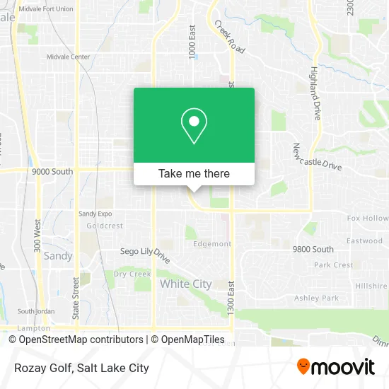 Rozay Golf map