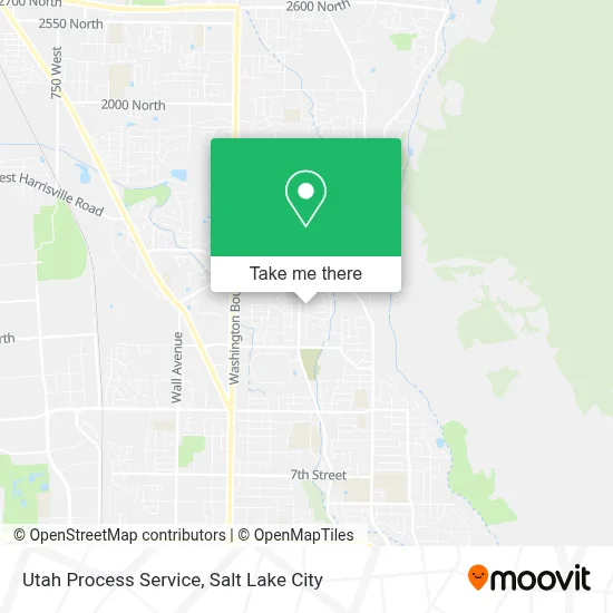 Utah Process Service map