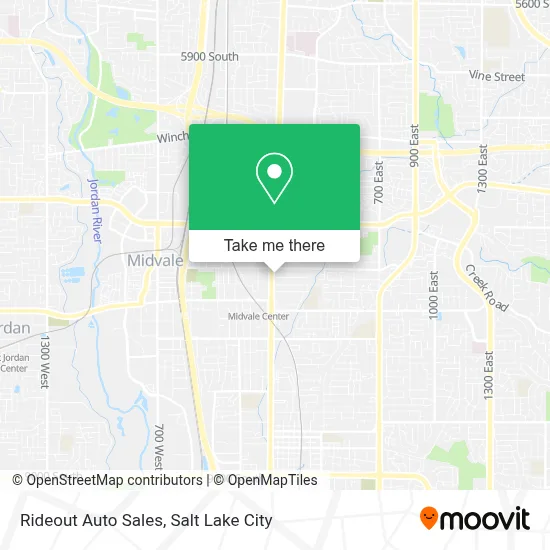 Rideout Auto Sales map