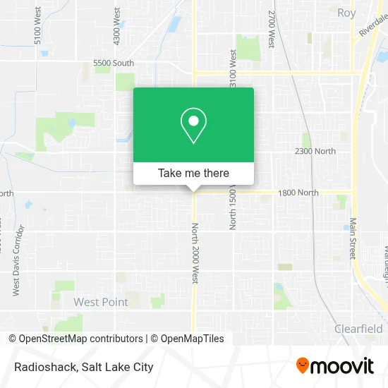 Radioshack map