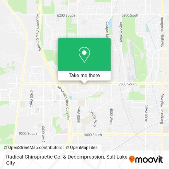 Radical Chiropractic Co. & Decompression map