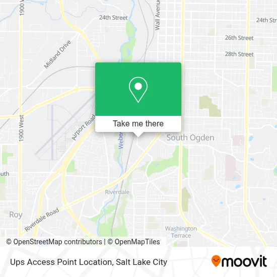 Ups Access Point Location map