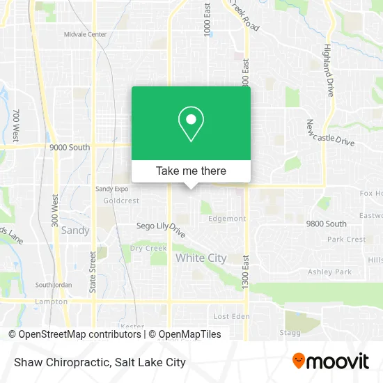 Shaw Chiropractic map
