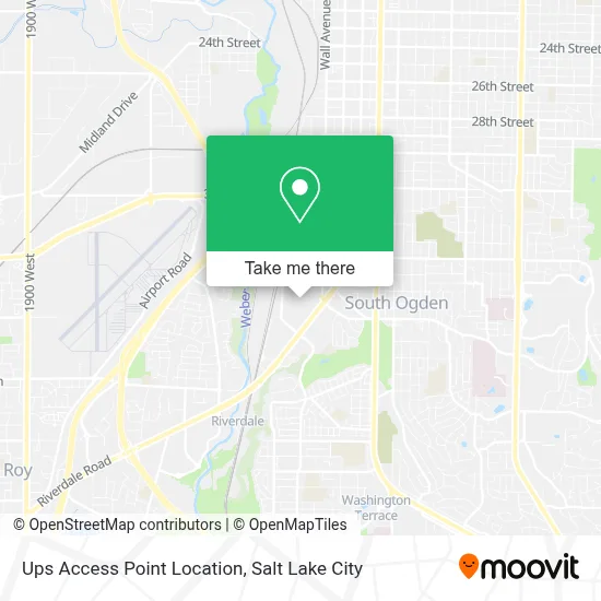 Ups Access Point Location map