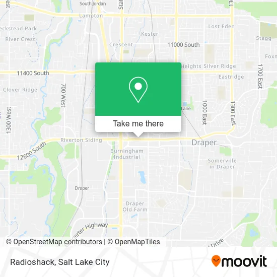 Radioshack map