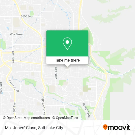 Ms. Jones' Class map