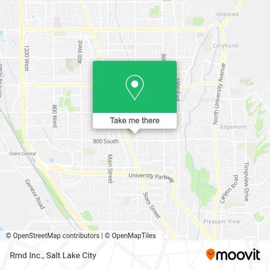 Rmd Inc. map