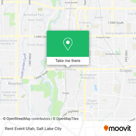 Rent Event Utah map