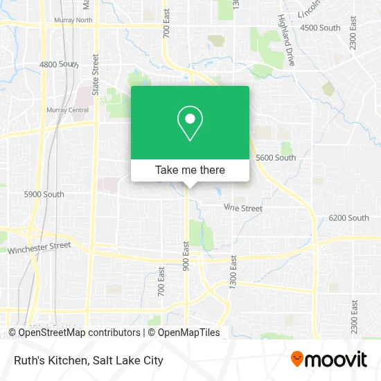 Ruth's Kitchen map