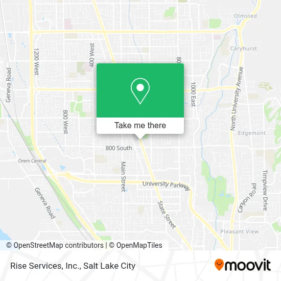 Rise Services, Inc. map